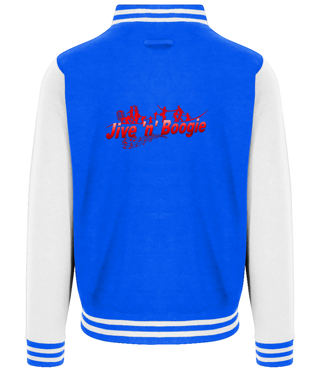 Jive n Boogie Varsity Jacket  Blue/White