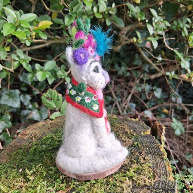 Needle Felt Frida Catlo