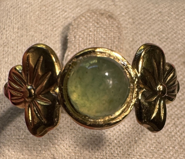 Bague fleur réglable 