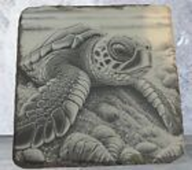 Slate Coaster - Sea Turtle