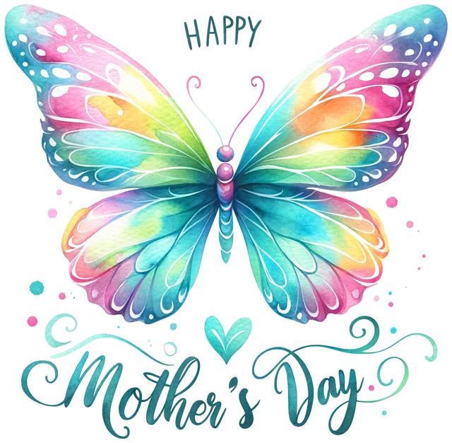 Mothers day design card and envelope 