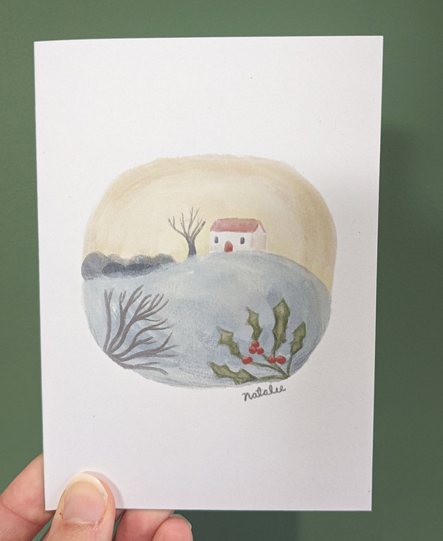Winter Landscape Card
