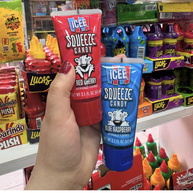 Icee squeeze candy 