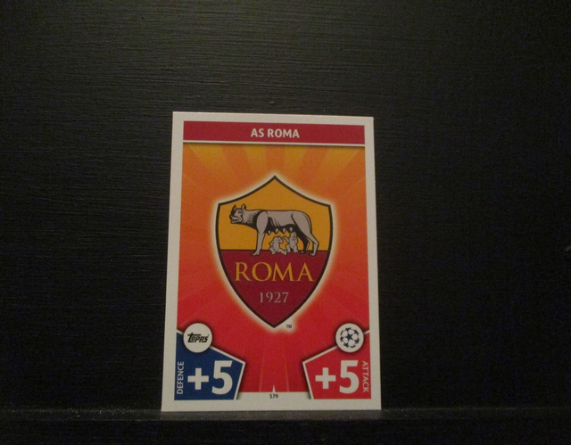 As Roma - UEFA Champions League Match Attax 2017/18 Original Trading Card #379
