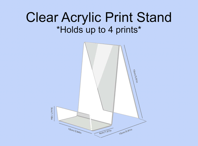 X2 Clear Acrylic Print/Postcard Stands