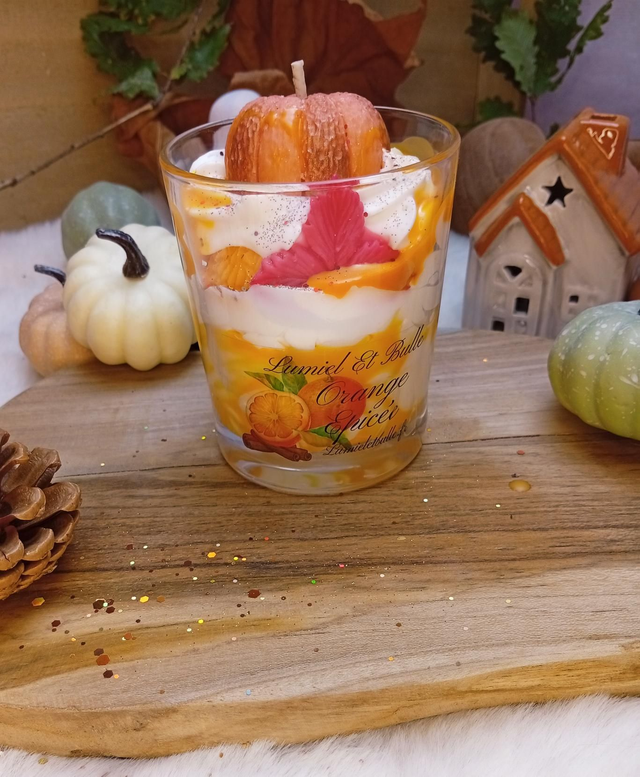 Bougie orange épicée 