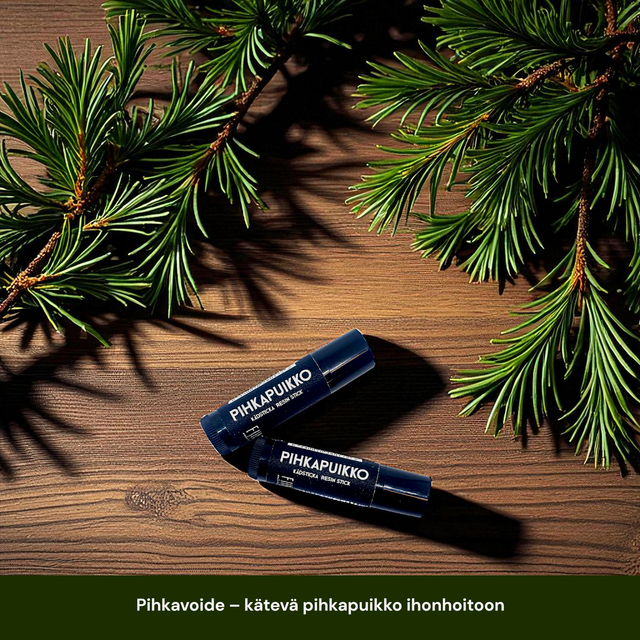 Pihkavoide – kätevä pihkapuikko ihonhoitoon