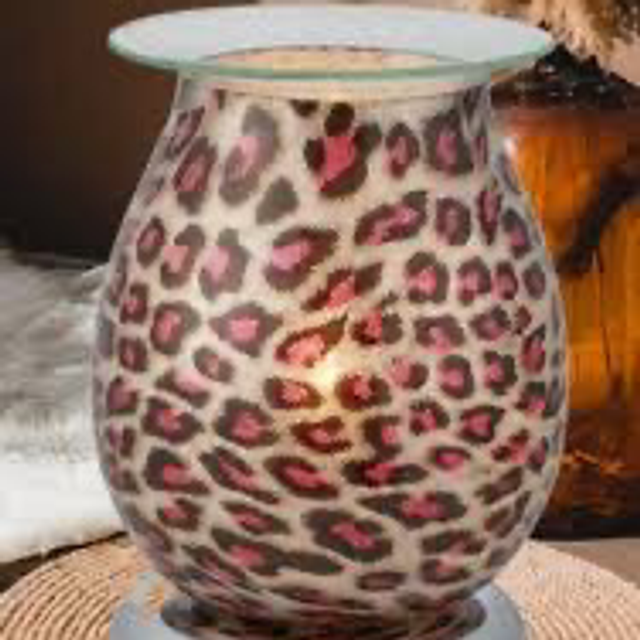 Sense aroma cerise cheetah electric wax melter