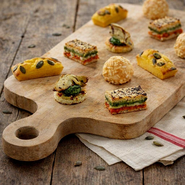 841465 Canapés nach Gärtner Art / vegetarisch (48x16g) 