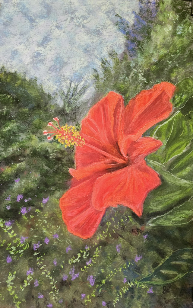 L’immanquable  Tableau aux pastels secs