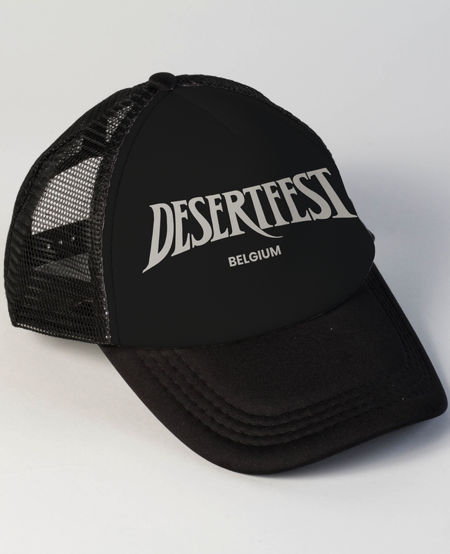 Cap Desertfest Belgium Black/White
