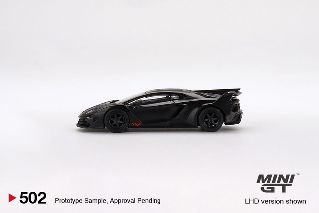 MGT00502 Mini GT 1/64 Lamborghini LB-Silhouette WORKS Aventador GT EVO Matte Black (LHD)