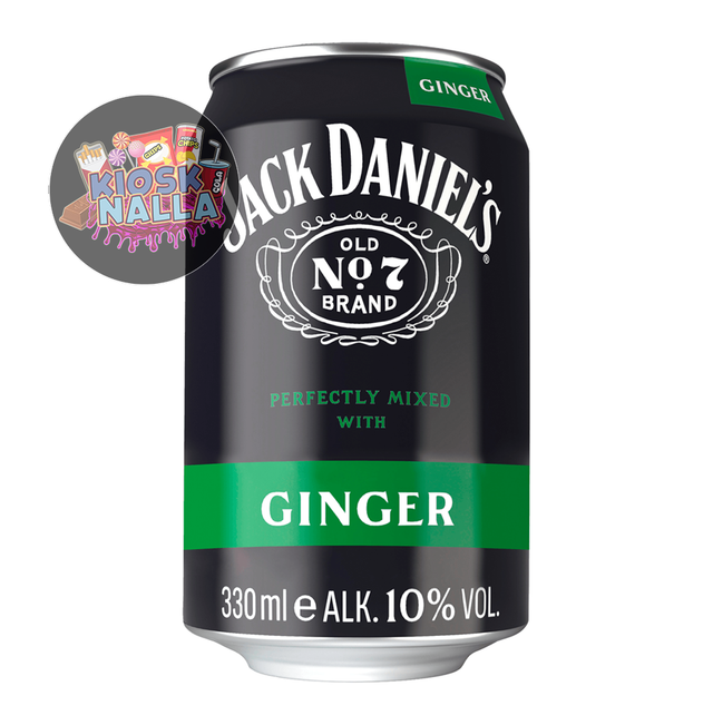 Jack Daniel's Whiskey mixed with Ginger 0,33l