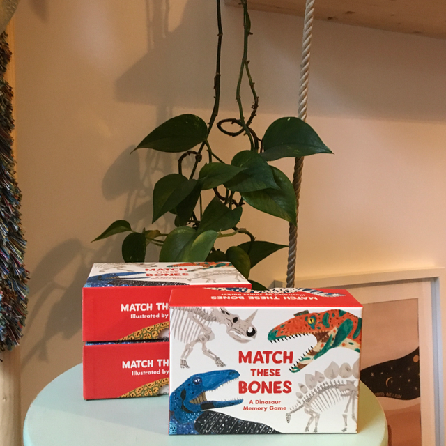 Match These Bones, dinosaur memory game 