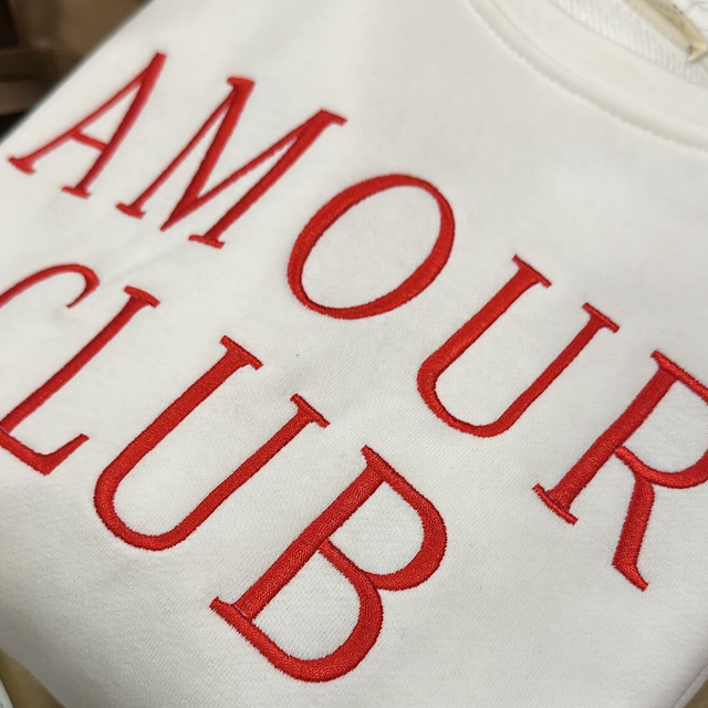 Sudadera Amour blanca 