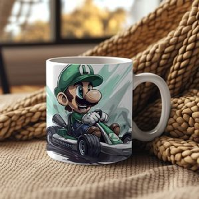 Mug Luigi - Maio kart