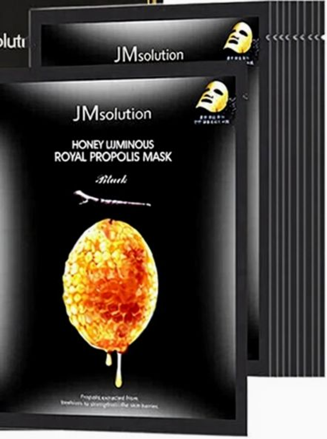 JMsolution Masques en tissu éclat hydratants au miel