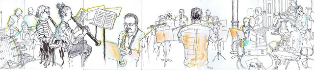 Dibujo ensayo Escuela de Música de Bilbao