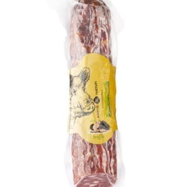 Wildschwein Salami mit schwarzem Trüffel, 66€ / Kg, Gewicht siehe Produktvarianten