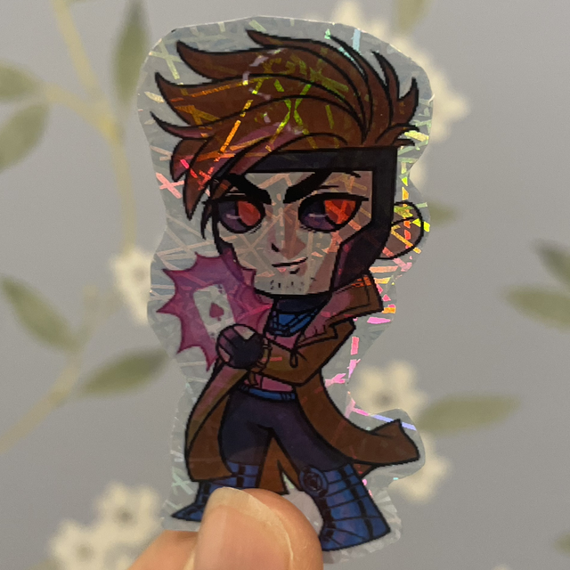 Gambit Holographic Sticker 