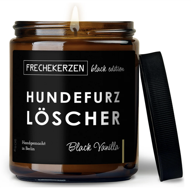 'Hundefurz Löscher' Duftkerze - FrecheKerzen
