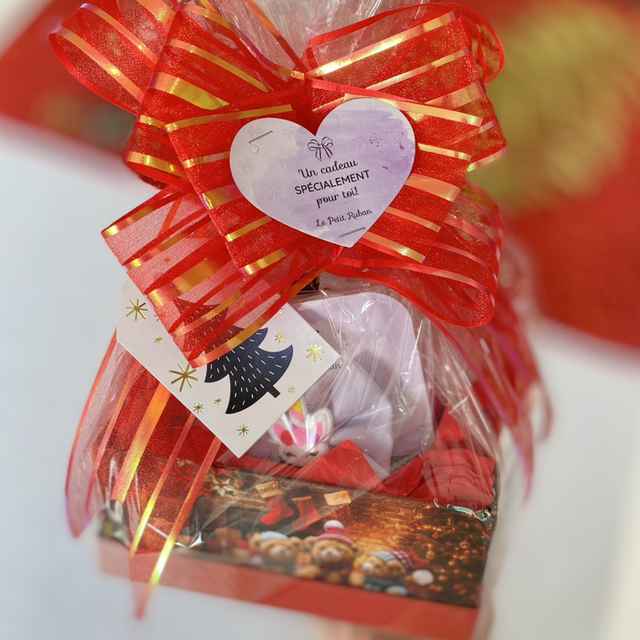 Emballage coffret de Noël