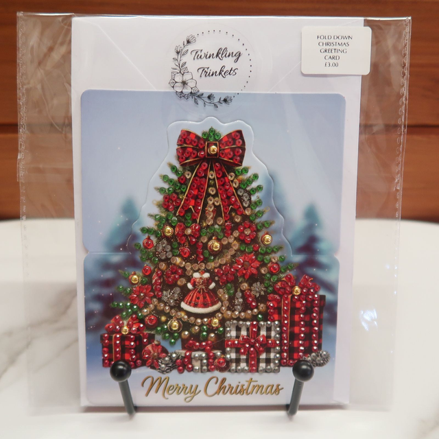 Fold Down Christmas Card