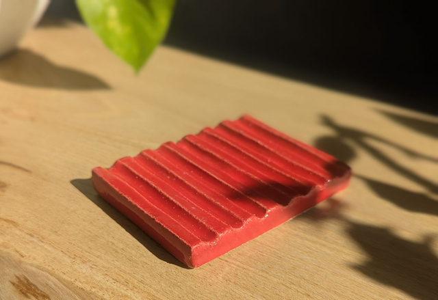 Porte-savons colorés