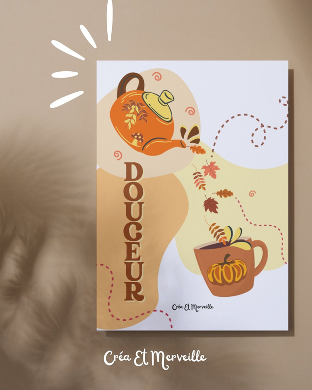 Affiche Douceur d'automne 🍂  Créa Et Merveille 