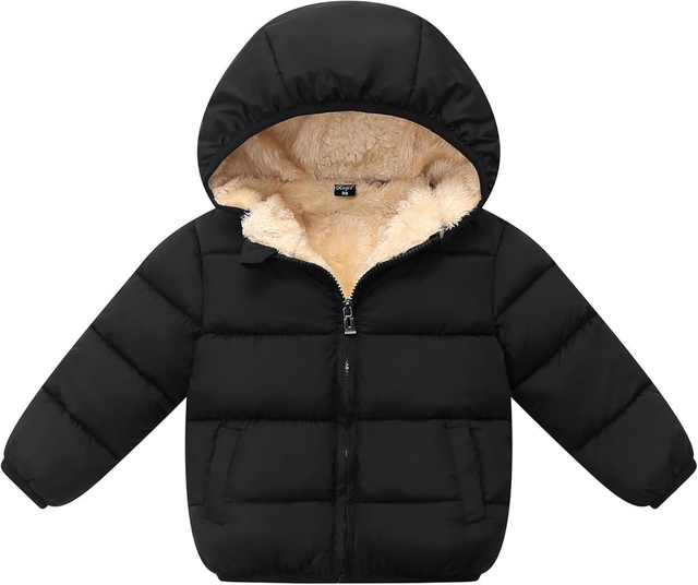 Manteau D’Hiver Épais à Capuche pour Bébé et Enfant – Ultra Chaud – Dernières Pièces en Promotion ! (1–7 ans)
