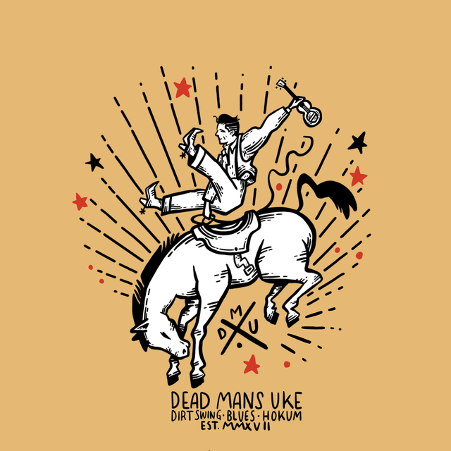 DMU Uke Cowboy Sticker