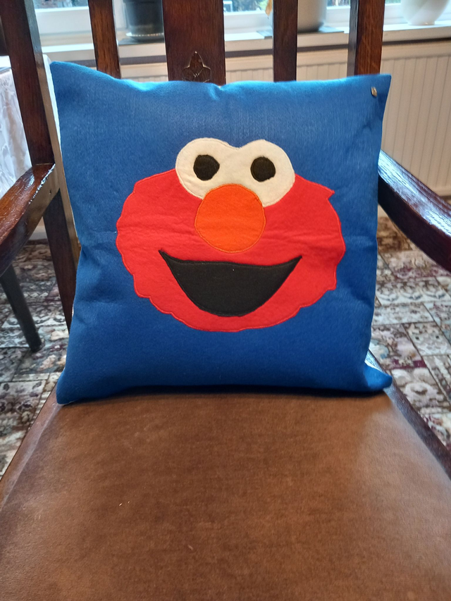 Red Monster Cushion Cover