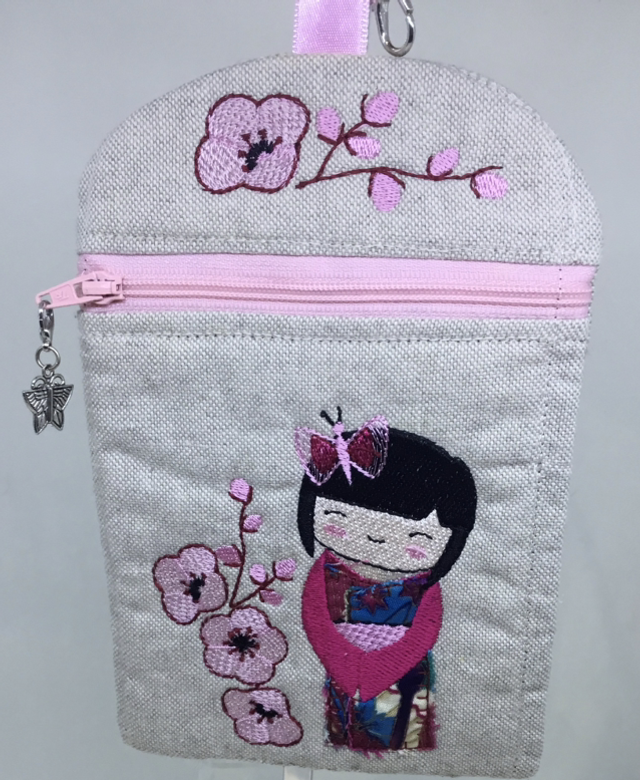 Japanese zip pouch