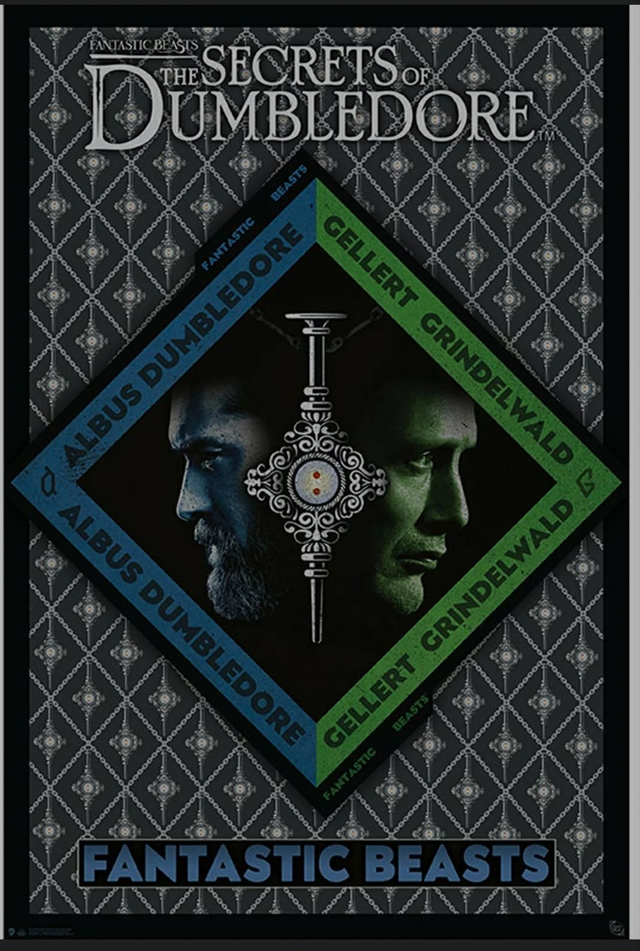 Poster pacte de sang "Les Secrets de Dumbledore"