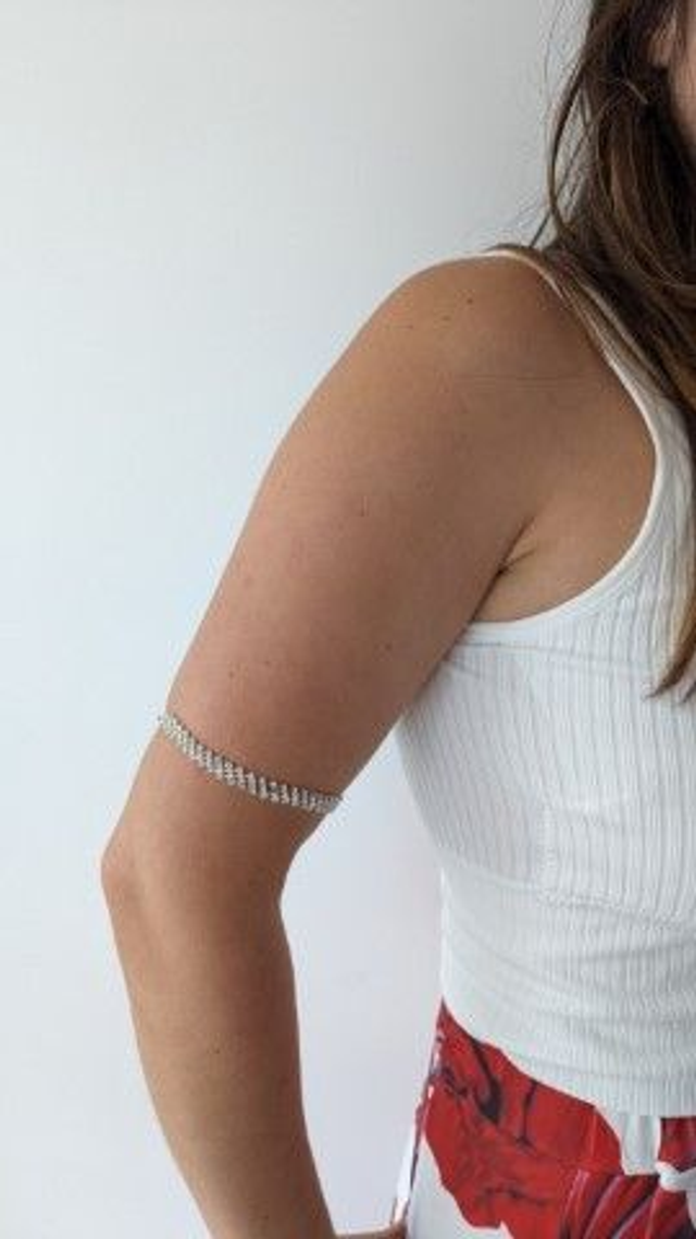 Bracelet de bras Brillant mariage Argent