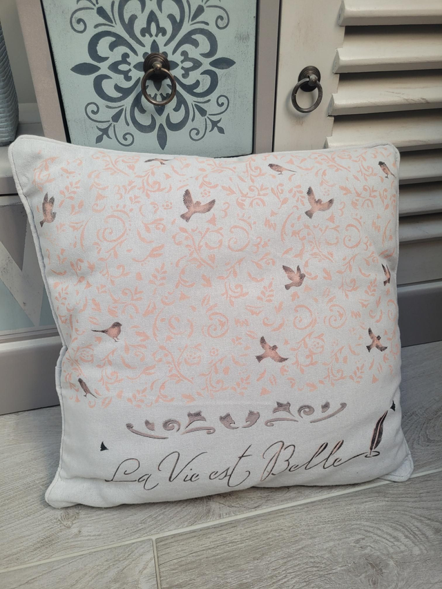 Coussin "la vie est belle"