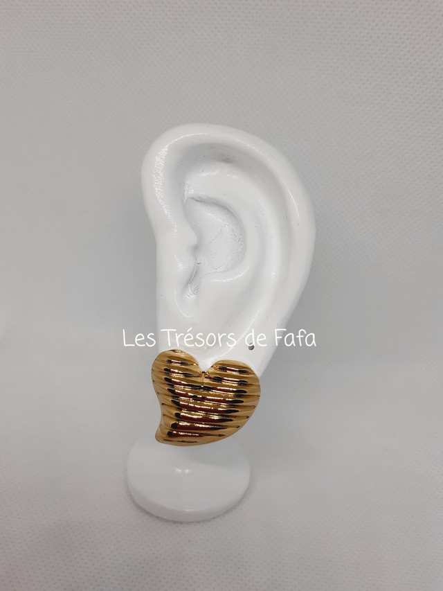 Boucles d'oreilles cœur 
