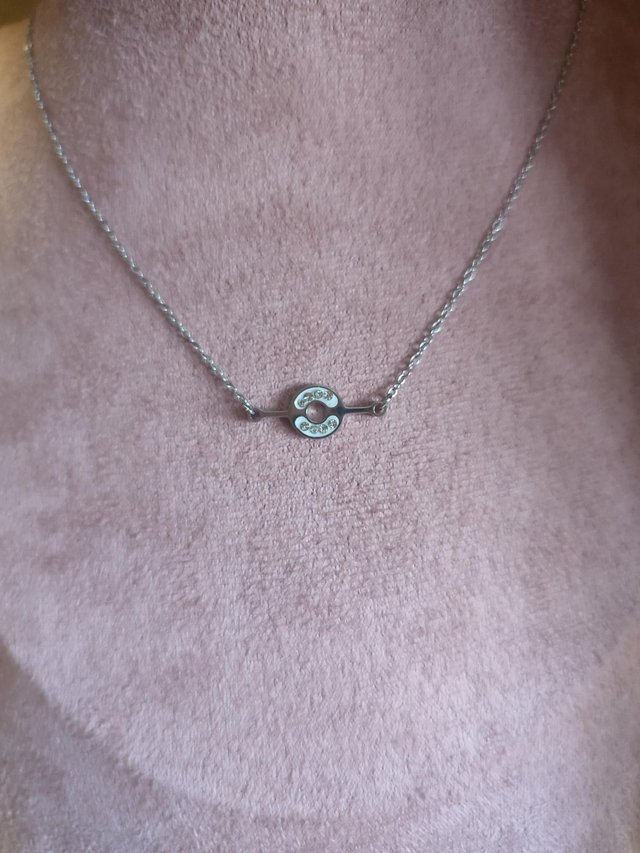 Collier acier inoxydable argent 0000522