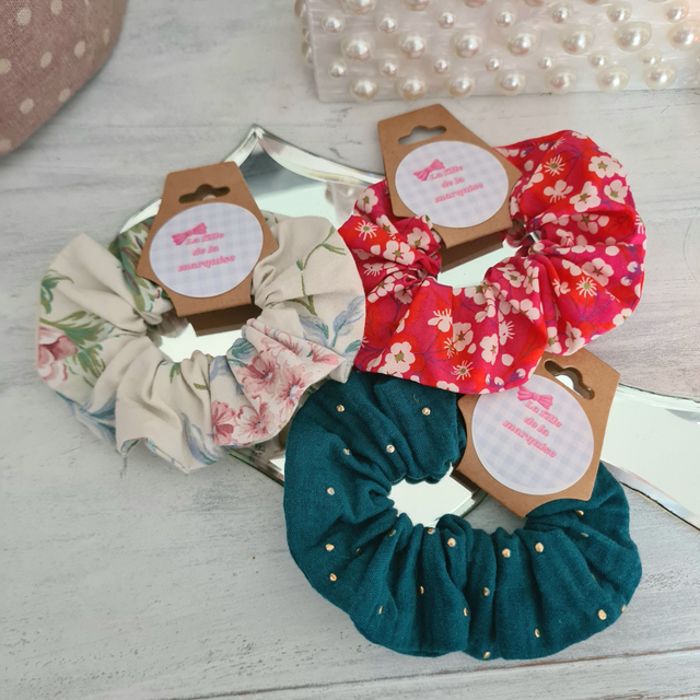 Chouchous en tissus revalorisés