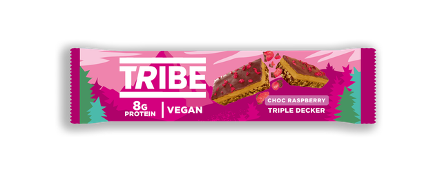 TRIBE Choc Raspberry Triple Decker 40g