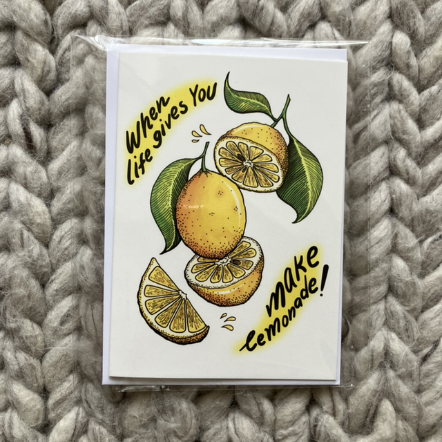 Greeting card Lemons