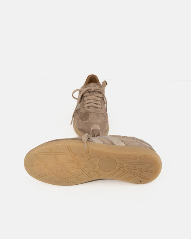 Sneakers in pelle crosta