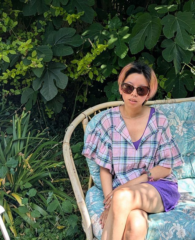 Top SOLENE à Carreaux du XS au XXL