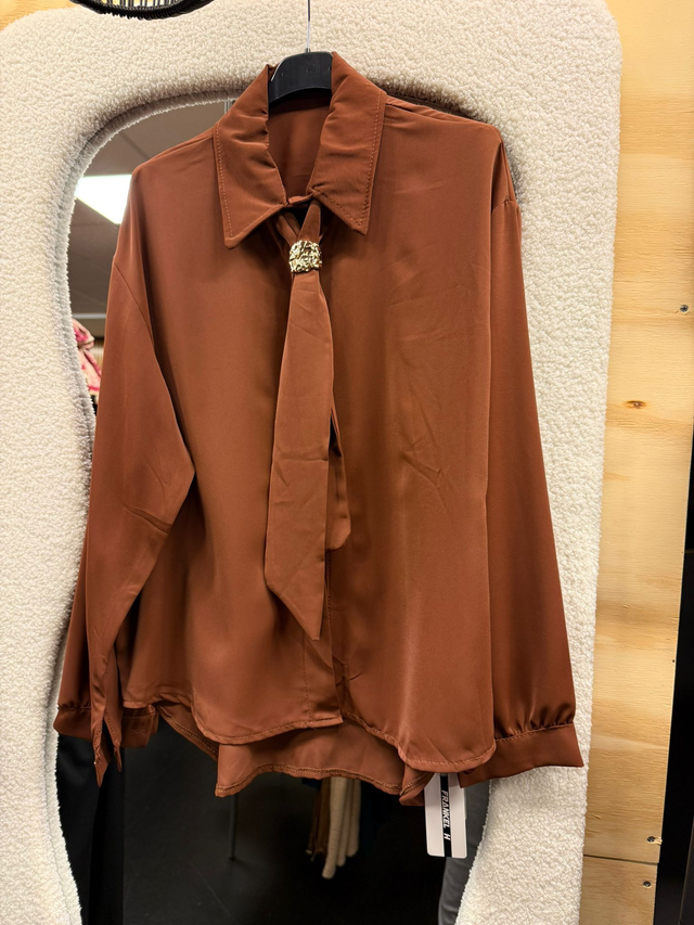Blouse Jannie cognac
