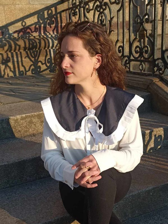 Col Claudine en soie