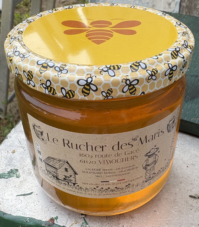 Miel de fleurs Vimo Abeilles jaunes 500g