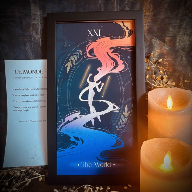 Tarot XL : 21 - Le Monde