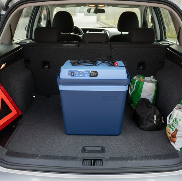 Chladící box 25litrů BLUE 230/12V displej s teplotou 07121