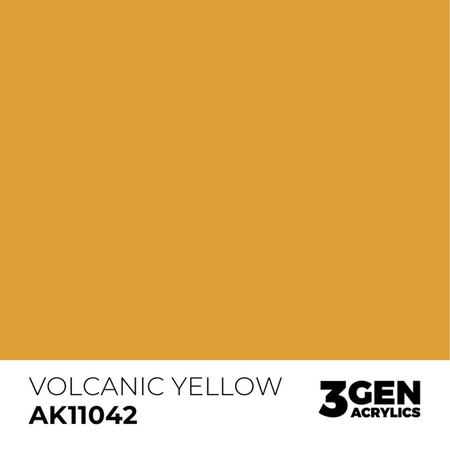 3rd Gen. Acrylics 42 Volcanic Yellow