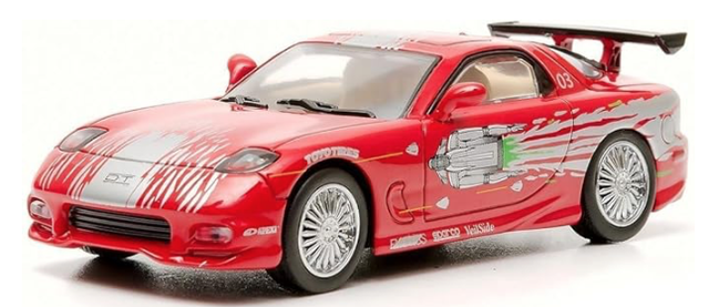 Mazda RX-7 1993 Red "The Fast and The Furious" Film 2001 1/43 Greenlight 